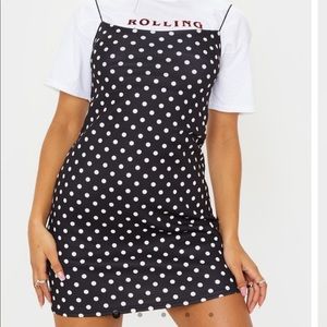 Black and White Polka- Dot Dress